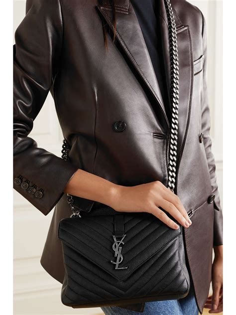 ysl college small in quilted leather|COLLEGE MEDIUM IN QUILTED LEATHER .